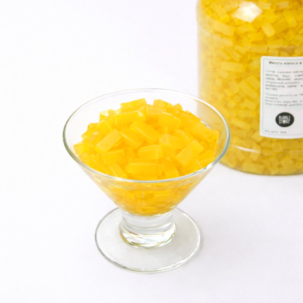 Кусочки кокоса в сиропе "Манго" (4000 гр.)